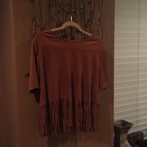 Cute Fringe Crop Top